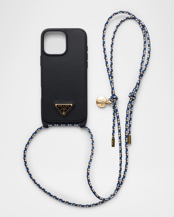 Saffiano Leather Case for iPhone 16 Pro Max with Card Holder