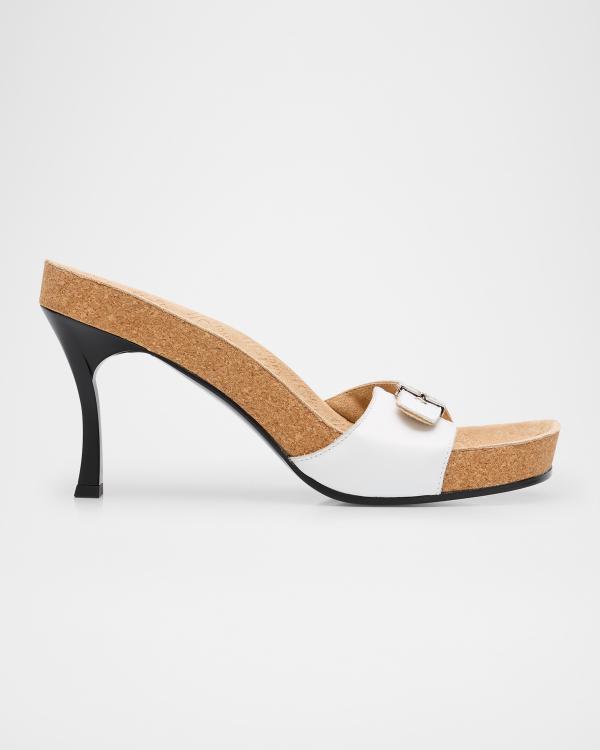 Balenciaga Knife Leopard Bow Stiletto Sandals | Neiman Marcus