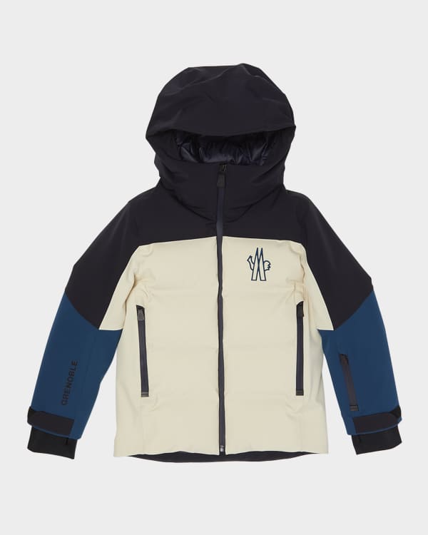 Moncler Grenoble Boy's New Montmiral Colorblock Technical Ski