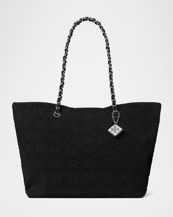 Tory Burch Ella Crinkled Patent Chain Tote Bag | Neiman Marcus