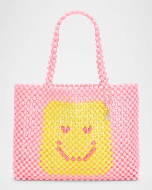 Girl's Charm Faux Fur Tote Bag