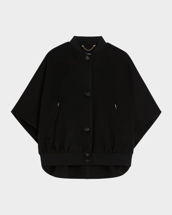 【送料&関税込】Valentino Iconographe Toile Poncho Toile Iconographe Double Poncho In Wool And Cashmere for