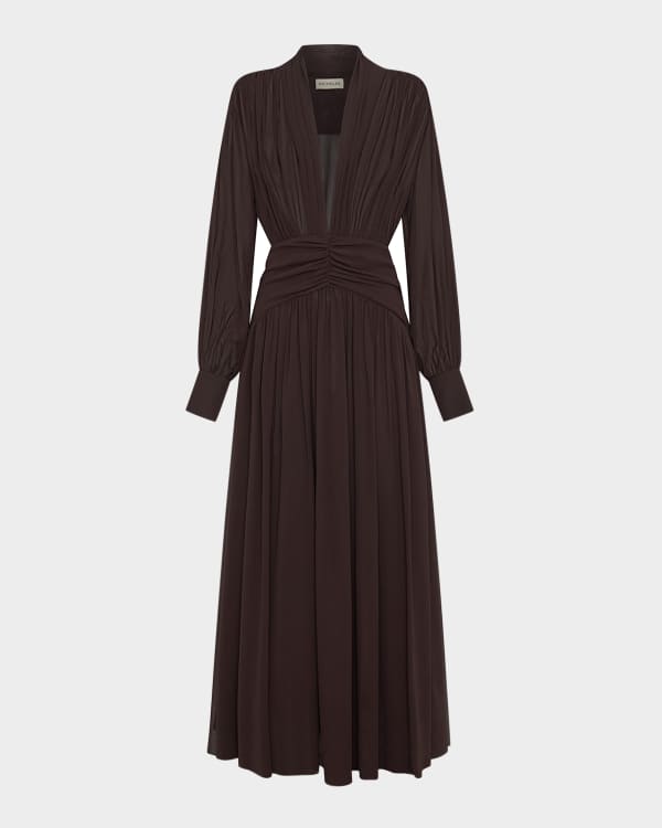 【Alexander McQueen】★one-shoulder ruffle-hem dress Alexander McQueen one-shoulder ruffle-hem Dress | Red