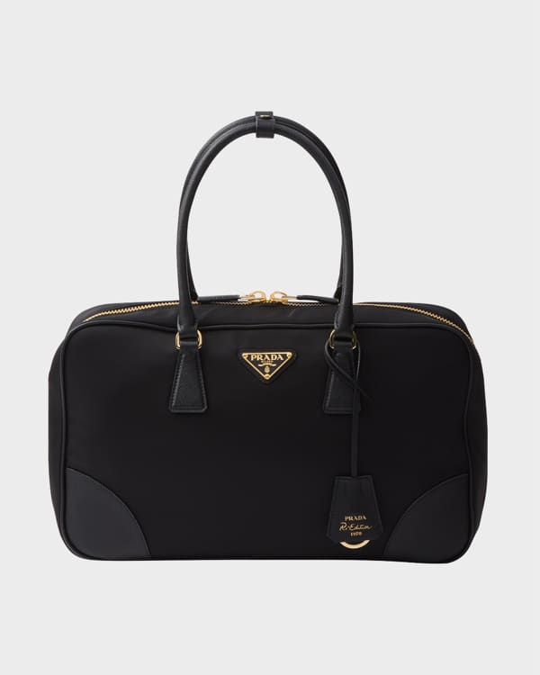 THE ROW India 15.75 Top-Handle Bag in Matte Grained Calfskin