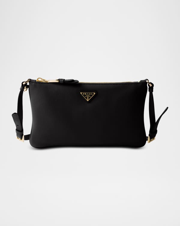 Prada Re-Nylon Mini Quilted Pouch Clutch Bag | Neiman Marcus