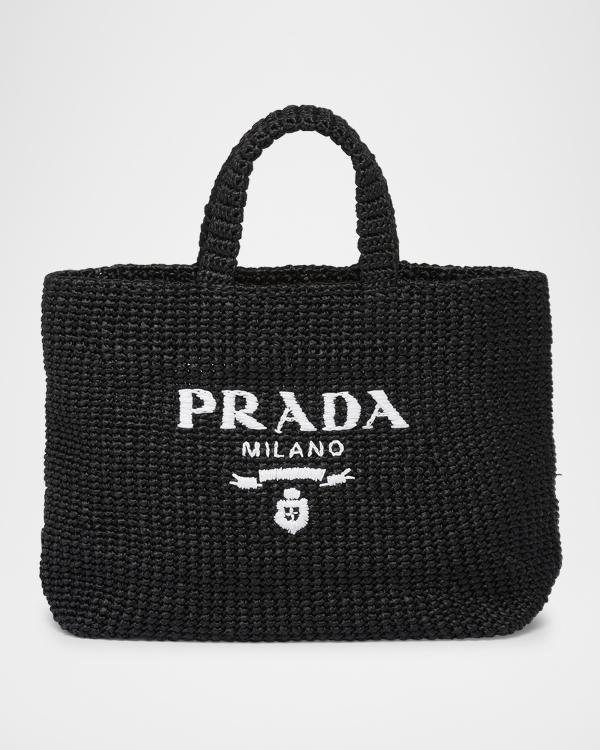 み*き様 【PRADA】キャンバストート　バッグ Prada Small Crochet Tote Bag | Neiman Marcus