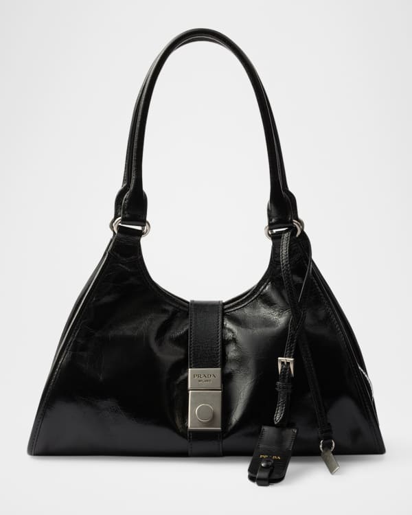 Leather Card Holder with Braided Shoulder Strap