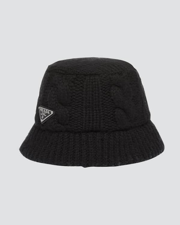 ハット PRADA Black Raffia Bucket Hat Prada Raffia Bucket Hat | Saks Fifth Avenue