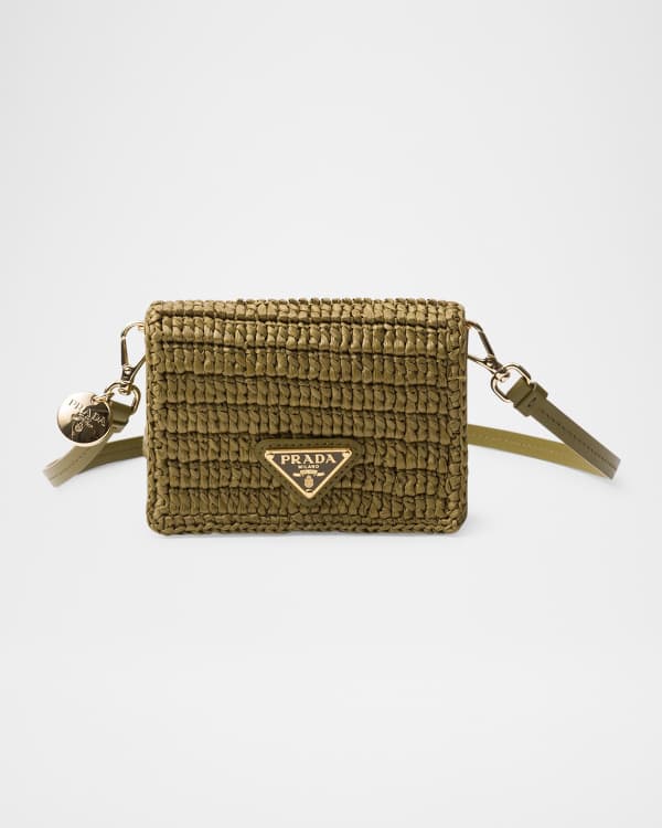 Etro Libra XS Raffia Crossbody Bag | Neiman Marcus