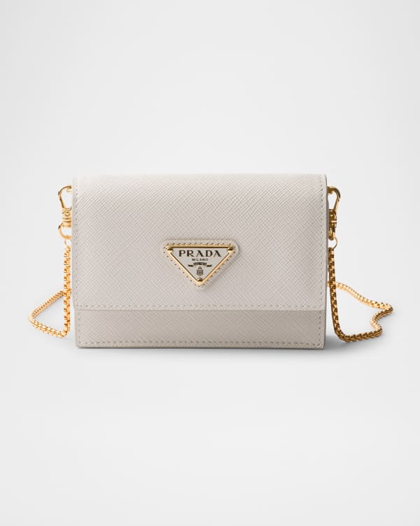 トートバッグ PRADA Biscuit Leather Mini Crossbody Bag Prada - Caramel Leather Mini Shoulder Bag | Mitchell Stores