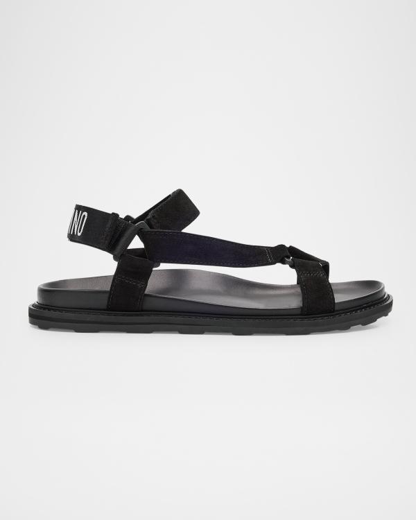 PRADA Linea Rossa Sport Men\'s/Unisex\'s Blk Sandals Prada Linea Rossa Sandal (Men) | Nordstrom | Mens sandals  main image 4