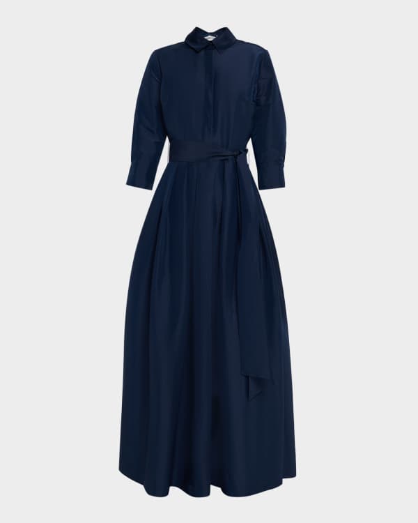REBECCA VALLANCE ワンピース Ella ruffled crepe gown975191 Ella ruffled crêpe gown in black - Rebecca Vallance | Mytheresa
