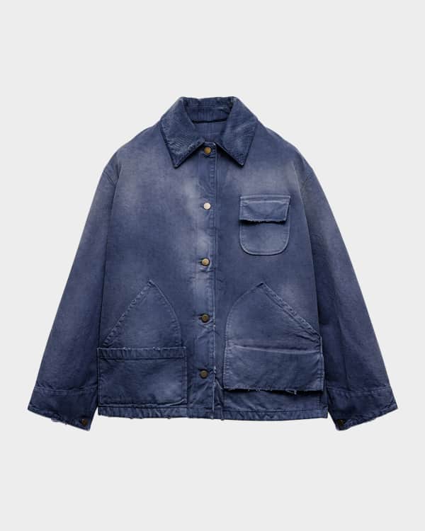 Co Rolled-Collar Zip Jacket | Neiman Marcus