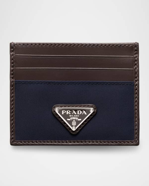 Saint Laurent Men's Patent Leather Card Holder | Neiman Marcus