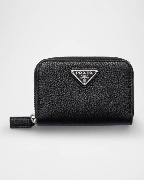 Prada Men's Small Saffiano Leather Trifold Wallet | Neiman Marcus