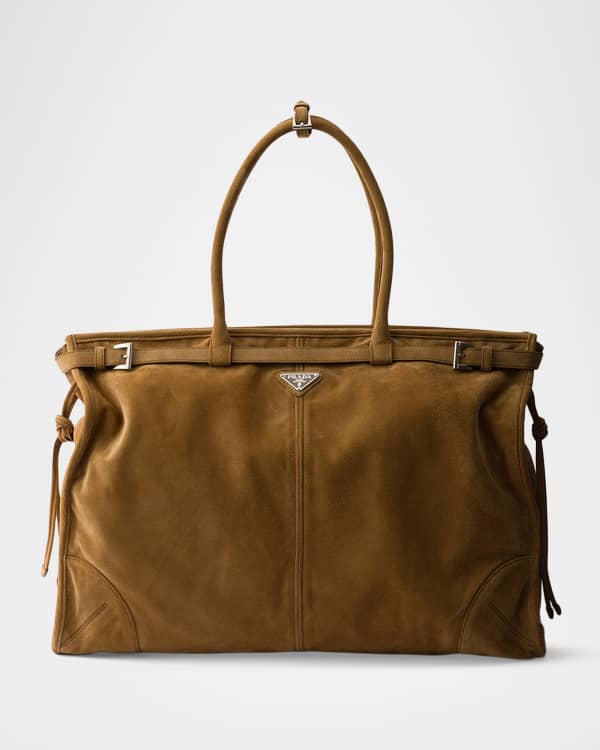 Prada Men's Leather Tote Bag | Neiman Marcus