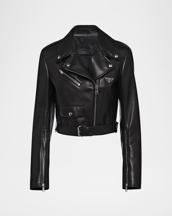 Courreges Shiny Vinyl Zip Bomber Jacket | Neiman Marcus