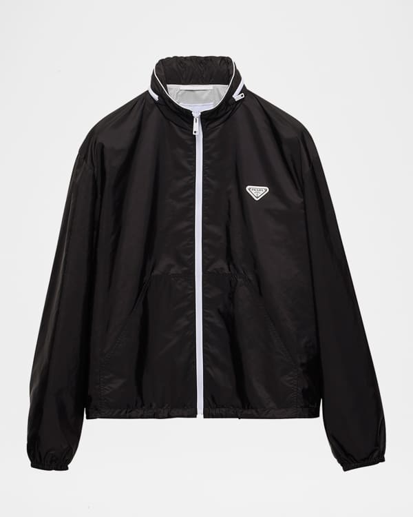 Givenchy Men's 4G Knit Zip Hoodie | Neiman Marcus