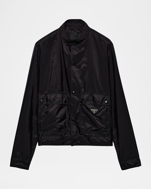 木*ま様 Prada Nylon double Zip blouson Prada Re-Nylon Hooded Blouson Jacket | Neiman Marcus