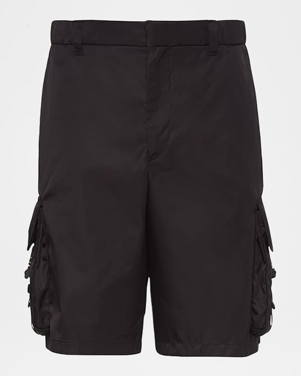 Dries Van Noten Men's Pez Belted Cargo Shorts | Neiman Marcus