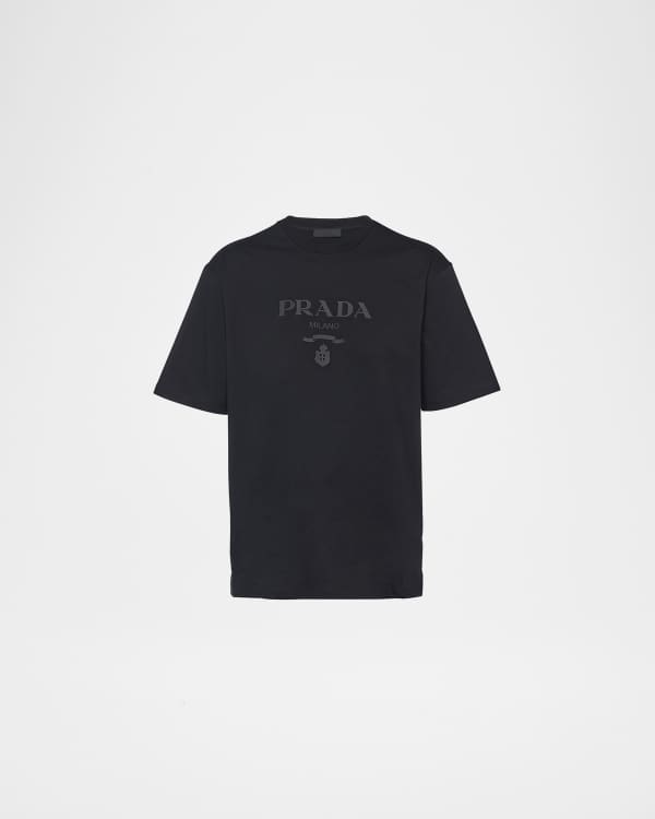 Prada Men's Mesh Knit Polo Shirt | Neiman Marcus