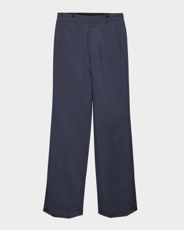 【送料&関税込】Balmain Herringbone Wool Pants Balmain Men's Tailored Wool Straight-Leg Pants | Neiman Marcus