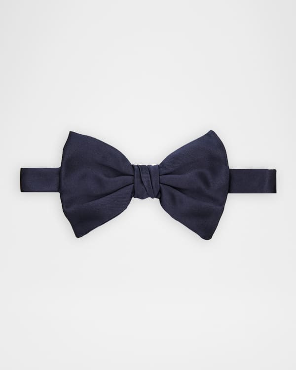 Giorgio Armani Men's Crystal-Embellished Silk Bow Tie