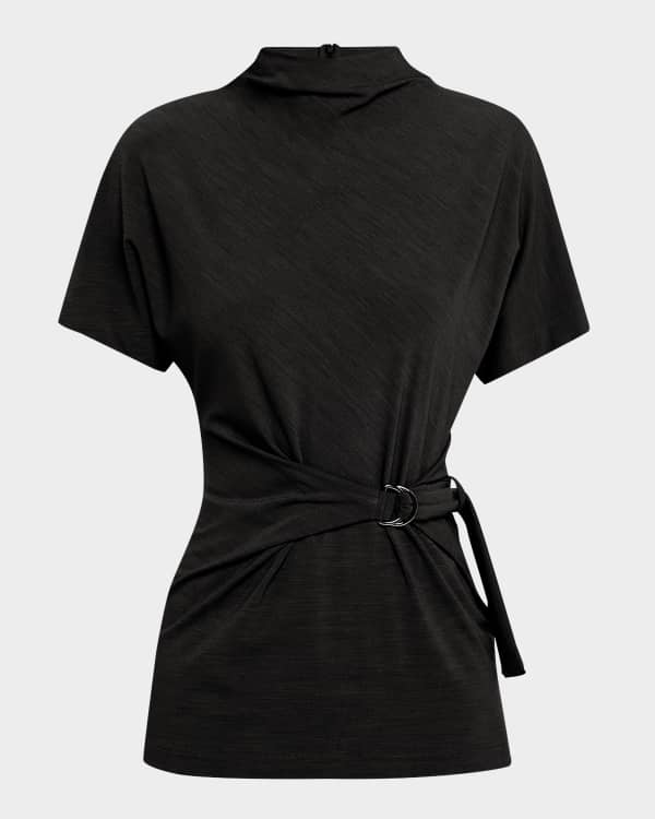 【関税込み】Isabel Marant ブラック Rose トップス ROSALINE TOP Woman black | ISABEL MARANT Official online store