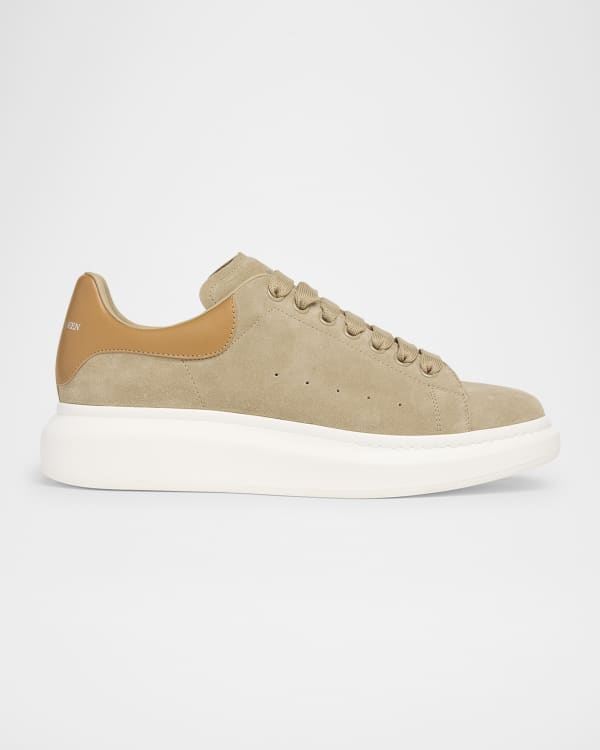 McQueen Men's Oversized Larry Leather Low-Top Sneakers