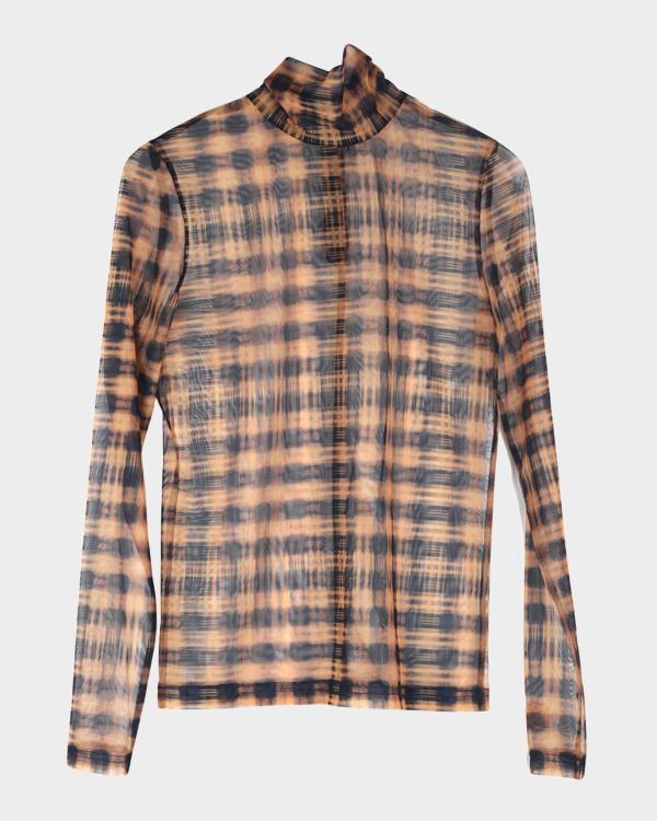 PH5 Sulley Plaid Turtleneck Top | Neiman Marcus