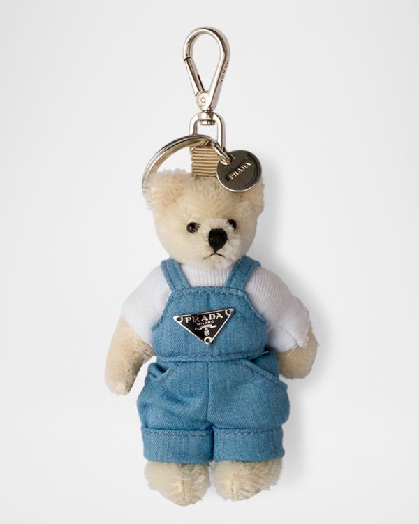 Prada Men's Teddy Bear Bag Charm | Neiman Marcus