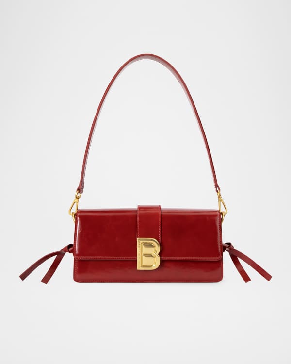 Micro Nia Crystal Leather Shoulder Bag