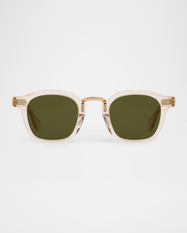 Illesteva Two Point One Round Acetate Sunglasses | Neiman Marcus display picture 3