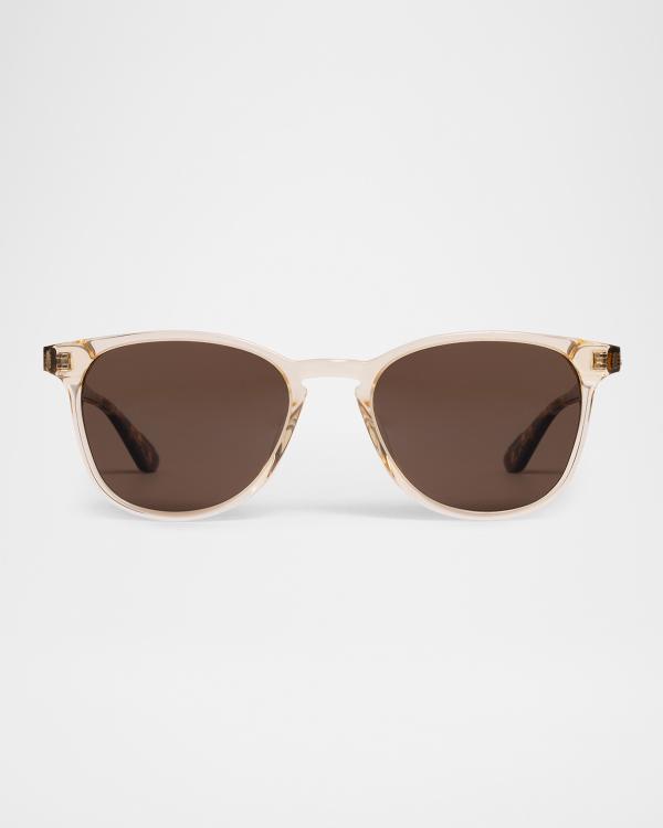 Illesteva Two Point One Round Acetate Sunglasses | Neiman Marcus display picture 1