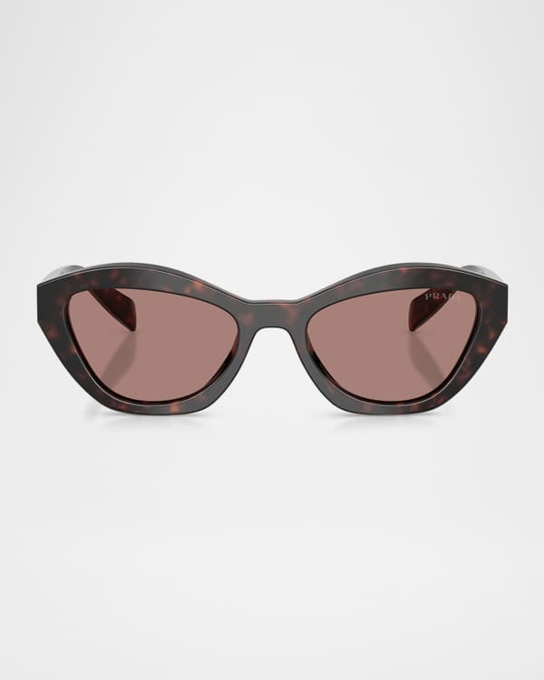 サングラス PRADA BLACK ACETATE AND L SUNGLASSES Prada Men's Acetate Rectangle Sunglasses | Neiman Marcus