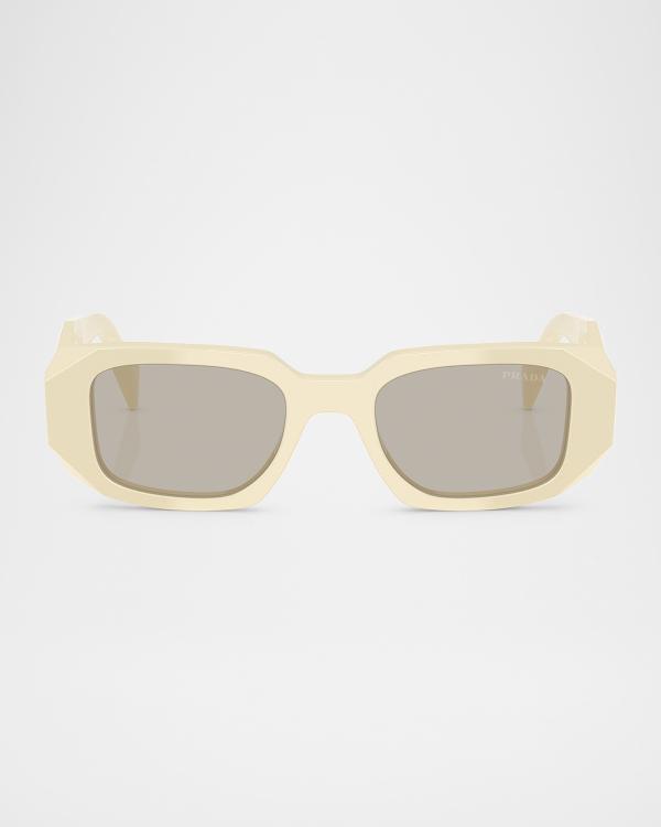 BRAND NEW Prada Geometric Acetate Butterfly Sunglasses Prada 43MM Butterfly Sunglasses | Saks Fifth Avenue main image 3