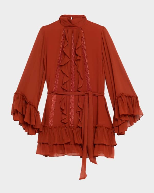 knee length dresses for ladies Lamarque Bahira Mini Dress in Burgundy main image 0