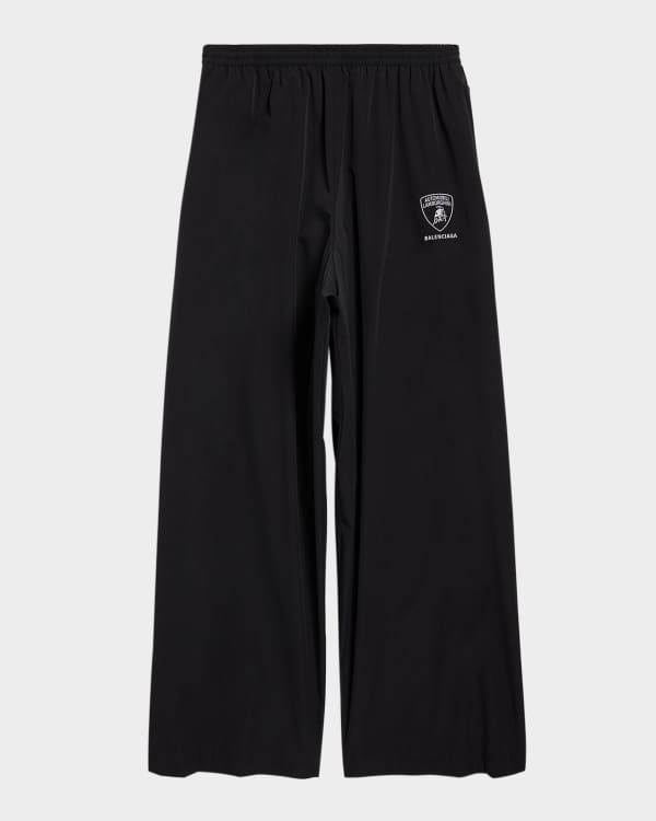 【関税込み】Heron Preston ブラック ジッパー ラウンジパンツ Heron Preston Men's Nylon Logo Track Pants | Neiman Marcus