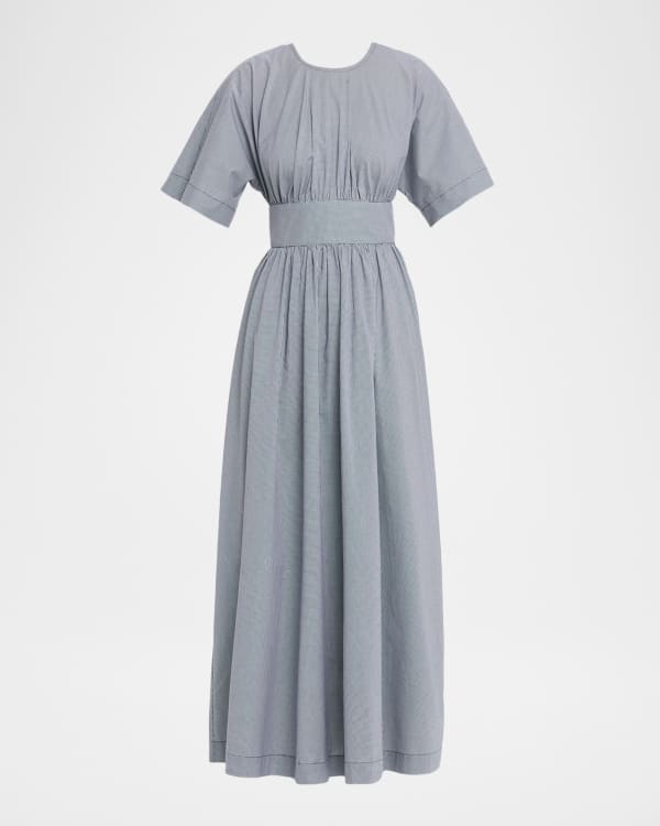 chinese dress ladies Faithfull | Women's Lida Maxi Dress Cherry Stripe - Final Sale