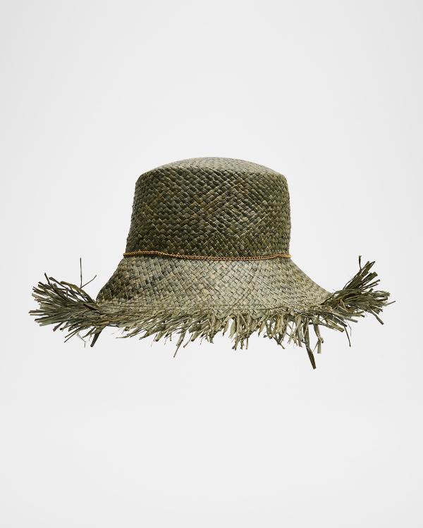 Rag & Bone Lela Raffia Rollable Bucket Hat | Neiman Marcus display picture 1
