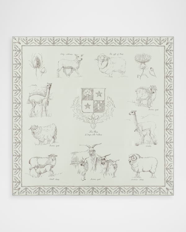 Loro Piana Alps Cashmere-Silk Scarf | Neiman Marcus