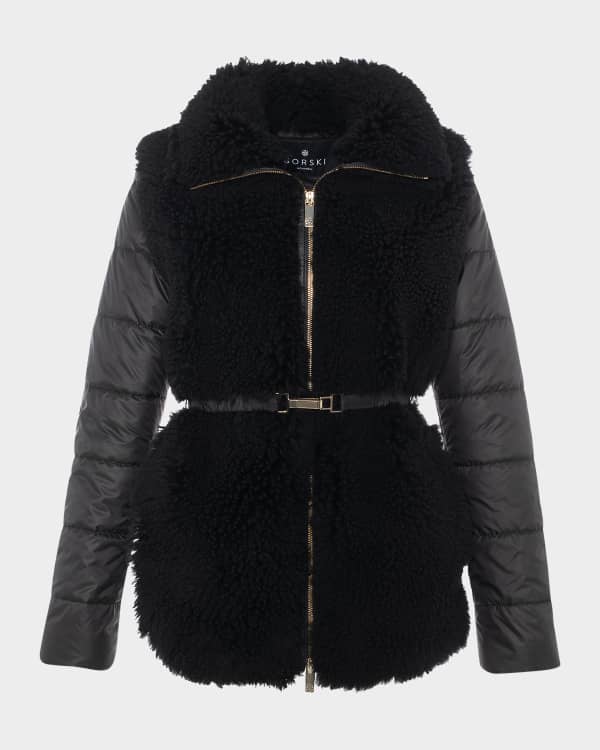 Burberry Ashwick Puffer Coat w/ Detachable Hood | Neiman Marcus