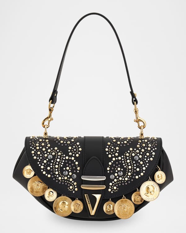 Versace Medusa 95 Quilted Leather Shoulder Bag | Neiman Marcus