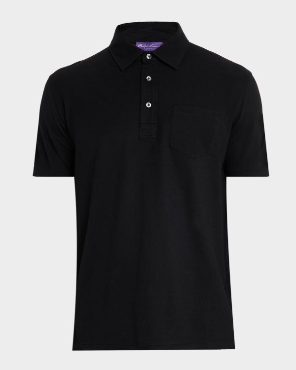 Ralph Lauren Purple Label Men's Archer Dot-Print Camp Shirt