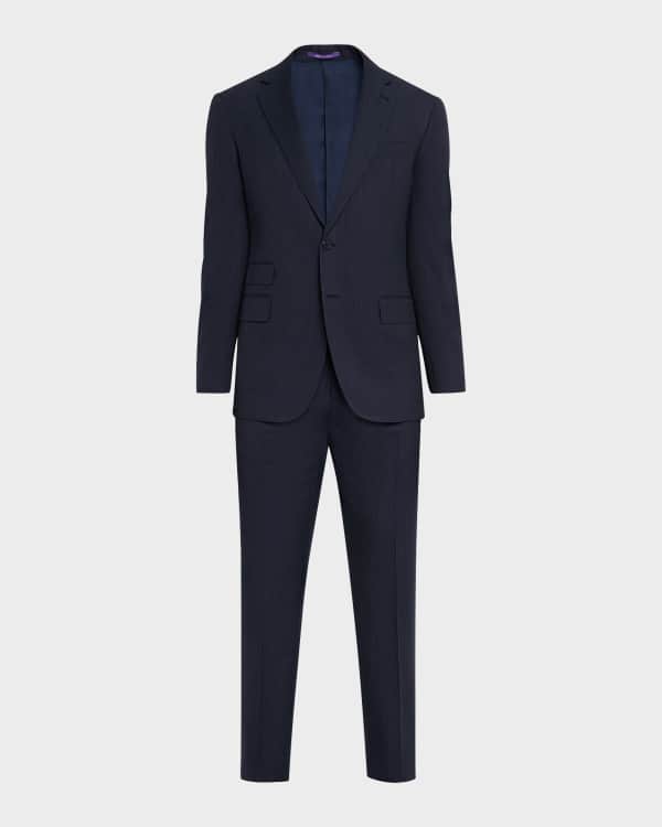 Ralph Lauren Purple Label Men's Kent Hand-Tailored Pinstripe Wool