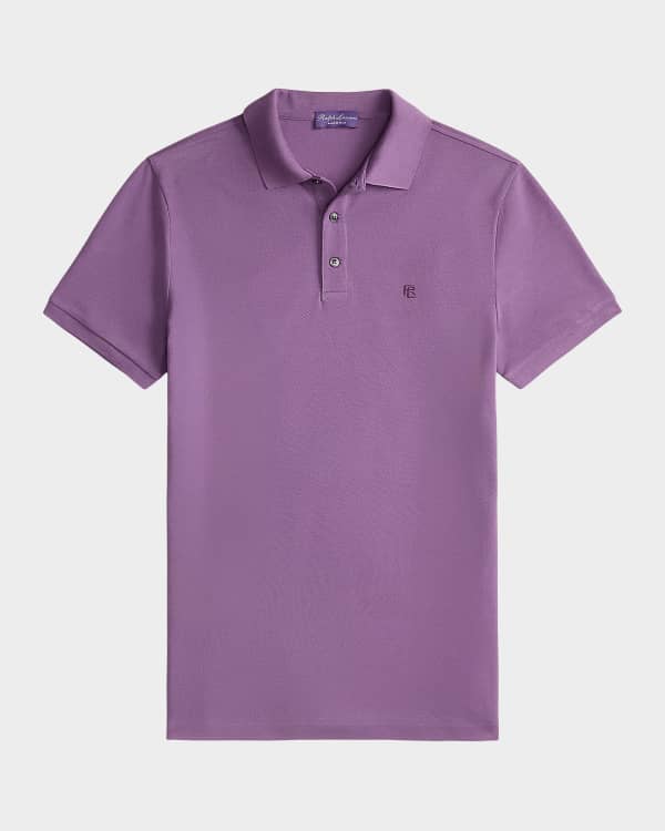 メンズウェア RALPH LAUREN PURPLE LABEL LS POLO SHIRT Ralph Lauren Purple Label Men's Interlock Henley Shirt | Neiman Marcus