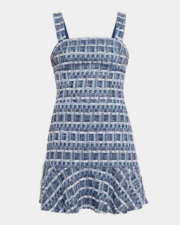 シフトシルエット♪【alice+olivia】 デニム ミディドレス Alice + Olivia Saige Midi Dress | Black | FARFETCH