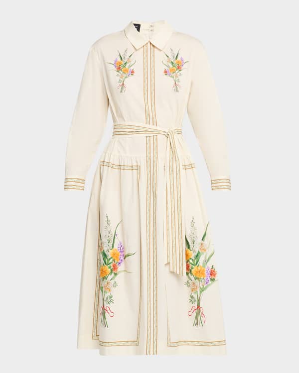 Teri Jon by Rickie Freeman
 Cotton Shirtdress main image 0
