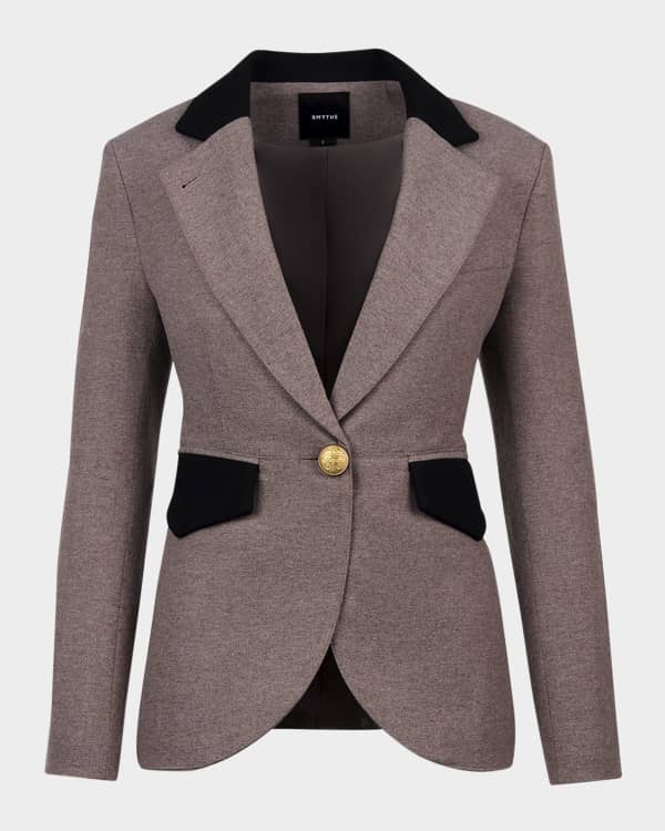 Smythe Tailored Single-Breasted Blazer | Neiman Marcus