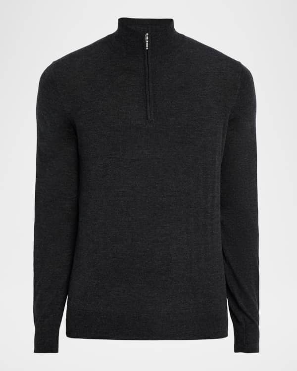 Bottega Veneta Men's Compact Wool Double V-Neck Sweater